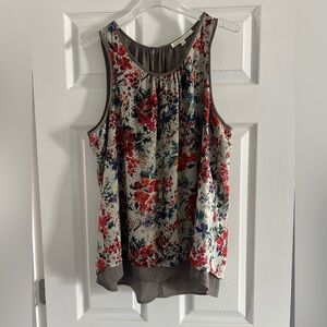 Daniel Rainn Floral Sleeveless Top - Multicolor
